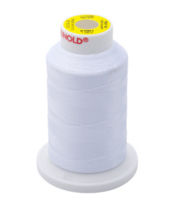 61001 - Bright White Polyester Embroidery Thread - 60 Wt. 1,650 yd. Cone
