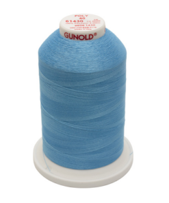 61430 - Pale Sapphire Polyester Embroidery Thread - 40 Wt. 5,500 yd. Cone