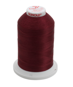 61407 - Red Violet Polyester Embroidery Thread - 40 Wt. 5,500 yd. Cone