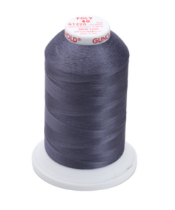 61220 - Charcoal Gray Polyester Embroidery Thread - 40 Wt. 5,500 yd. Cone