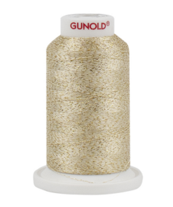 50903 - Ecru with Gold Sparkle 30 Wt. Poly Sparkle™ 1,100 yd. Cone