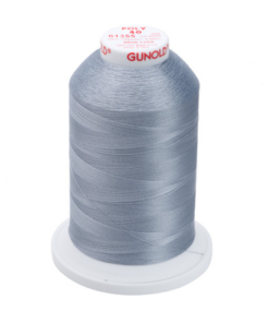 61355 - Light Gray Polyester Embroidery Thread - 40 Wt. 5,500 yd. Cone