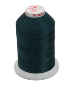 1536-Midnight Teal Sulky™ Rayon Thread 40 Wt. 5,500 yd. Cone