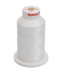 61474 - White Polyester Embroidery Thread - 40 Wt. 1,100 yd. Cone