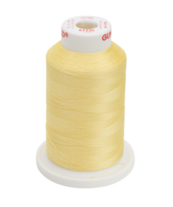 61135 - Pastel Yellow Polyester Embroidery Thread - 40 Wt. 1,100 yd. Cone