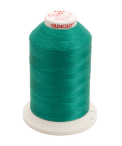61503 - Green Peacock Polyester Embroidery Thread - 40 Wt. 5,500 yd. Cone