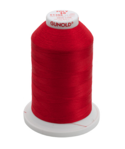 61398 - Firecracker Red Polyester Embroidery Thread - 40 Wt. 5,500 yd. Cone