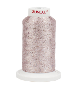 50553 - Pale Peach with Silver Sparkle 30 Wt. Poly Sparkle™ 1,100 yd. Cone