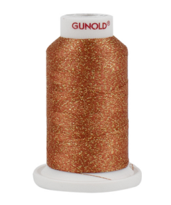 50574 - Salmon Peach with Gold Sparkle 30 Wt. Poly Sparkle™ 1,100 yd. Cone