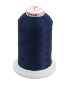61461 - Oxford Blue Polyester Embroidery Thread - 40 Wt. 5,500 yd. Cone