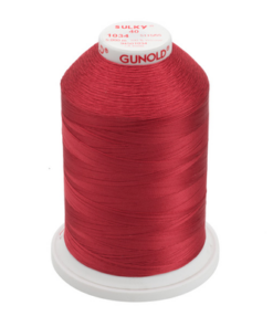 1034-Burgundy Sulky™ Rayon Thread 40 Wt. 5,500 yd. Cone