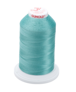 61046 - Teal Polyester Embroidery Thread - 40 Wt. 5,500 yd. Cone