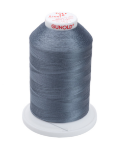 61041 - Medium Dark Gray Polyester Embroidery Thread - 40 Wt. 5,500 yd. Cone