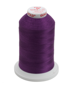 61414 - Light Grape Polyester Embroidery Thread - 40 Wt. 5,500 yd. Cone