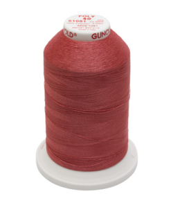 61081 - Brick Polyester Embroidery Thread - 40 Wt. 5,500 yd. Cone