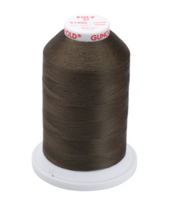 61455 - Mud Brown Polyester Embroidery Thread - 40 Wt. 5,500 yd. Cone