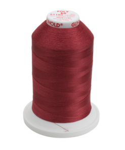 61190 - Medium Burgundy Polyester Embroidery Thread - 40 Wt. 5,500 yd. Cone