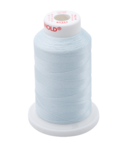 61151 - Powder Blue Tint Polyester Embroidery Thread - 40 Wt. 1,100 yd. Cone