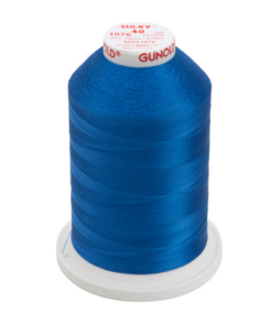 1076-Royal Blue Sulky™ Rayon Thread 40 Wt. 5,500 yd. Cone