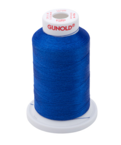 61460 - Medium Electric Blue Polyester Embroidery Thread - 40 Wt. 1,100 yd. Cone