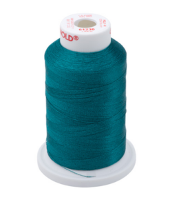 61230 - Dark Teal Polyester Embroidery Thread - 40 Wt. 1,100 yd. Cone