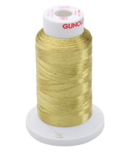 7004 - Dk. Gold Metallic Embroidery Thread - 30 Wt. 1,100 yd. Cone