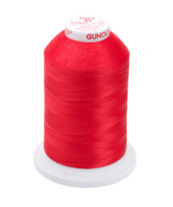 61037 - Light Red Polyester Embroidery Thread - 40 Wt. 5,500 yd. Cone