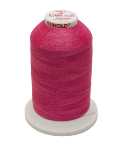 61404 - Ultra Pink Polyester Embroidery Thread - 40 Wt. 5,500 yd. Cone