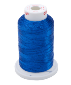 7016 - Blue Metallic Embroidery Thread - 30 Wt. 1,100 yd. Cone