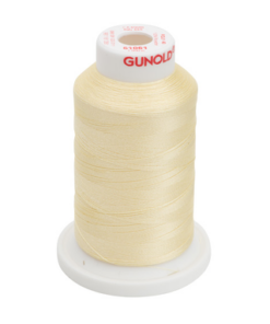 61061 - Pale Yellow Polyester Embroidery Thread - 40 Wt. 1,100 yd. Cone