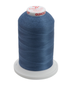 61432 - Dusty Blue Polyester Embroidery Thread - 40 Wt. 5,500 yd. Cone
