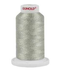 50525 - Pale Celadon with Gold Sparkle 30 Wt. Poly Sparkle™ 1,100 yd. Cone