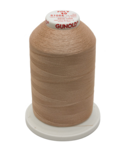 61054 - Medium Dark Ecru Polyester Embroidery Thread - 40 Wt. 5,500 yd. Cone