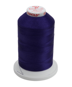 61112 - Royal Purple Polyester Embroidery Thread - 40 Wt. 5,500 yd. Cone