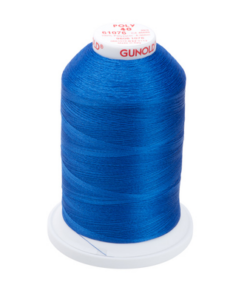 61076 - Royal Blue Polyester Embroidery Thread - 40 Wt. 5,500 yd. Cone