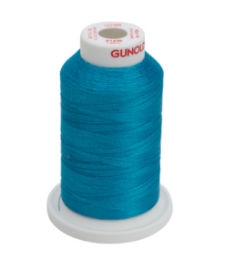 61435 - Caribbean Blue Polyester Embroidery Thread - 40 Wt. 1,100 yd. Cone