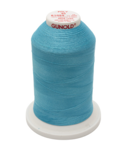 61095 - Turquoise Polyester Embroidery Thread - 40 Wt. 5,500 yd. Cone