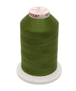 61176 - Medium Dark Avocado Polyester Embroidery Thread - 40 Wt. 5,500 yd. Cone