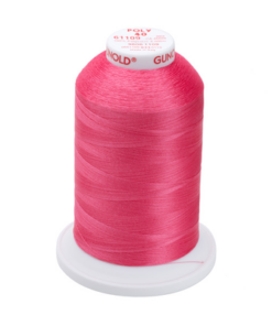 61109 - Hot Pink Polyester Embroidery Thread - 40 Wt. 5,500 yd. Cone