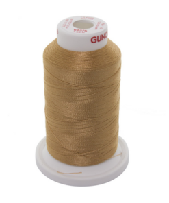 61375 - Light Caramel Polyester Embroidery Thread - 40 Wt. 1,100 yd. Cone