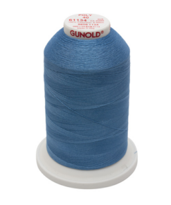 61134 - Peacock Blue Polyester Embroidery Thread - 40 Wt. 5,500 yd. Cone