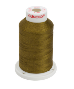 61360 - Deep Gold Green Polyester Embroidery Thread - 40 Wt. 1,100 yd. Cone