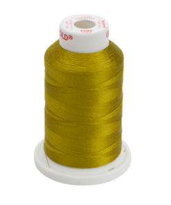 1245-Dk. Gold Green Sulky™ Rayon Thread 40 Wt. 1,100 yd. Cone