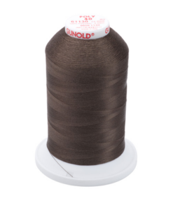 61130 - Dark Brown Polyester Embroidery Thread - 40 Wt. 5,500 yd. Cone