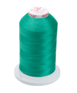 61448 - Light Kelly Green Polyester Embroidery Thread - 40 Wt. 5,500 yd. Cone