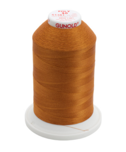 61381 - Ochre Polyester Embroidery Thread - 40 Wt. 5,500 yd. Cone