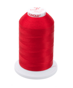 61147 - Christmas Red Polyester Embroidery Thread - 40 Wt. 5,500 yd. Cone