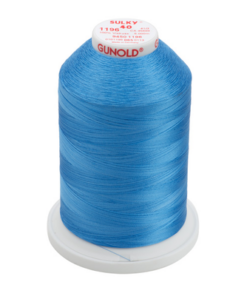 1196-Blue Sulky™ Rayon Thread 40 Wt. 5,500 yd. Cone