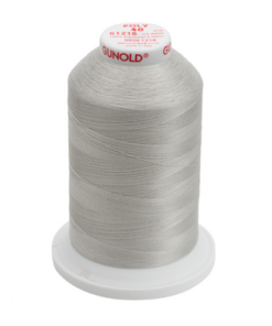 61218 - Silver Gray Polyester Embroidery Thread - 40 Wt. 5,500 yd. Cone