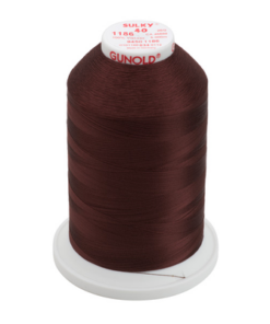 1186-Sable Brown Sulky™ Rayon Thread 40 Wt. 5,500 yd. Cone
